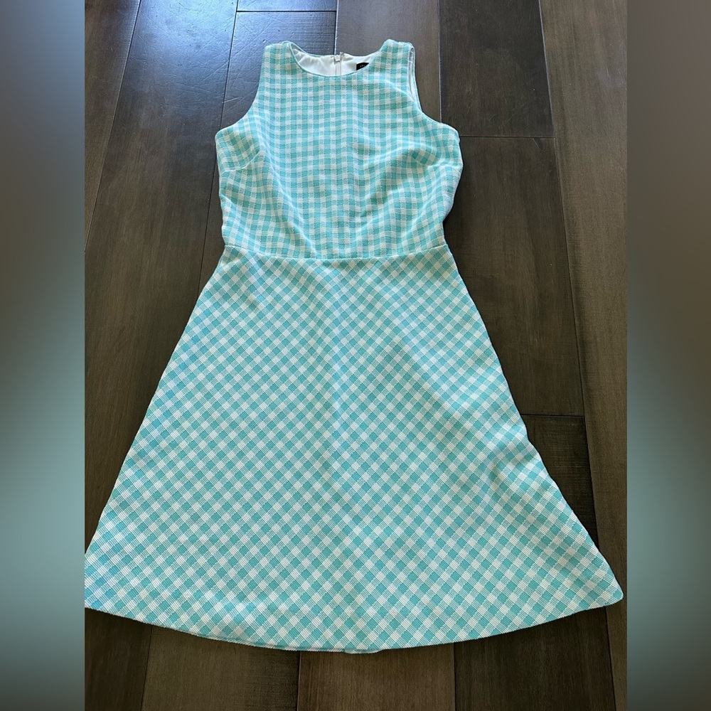 Ann Taylor Sleeveless turquoise women's dress size 0